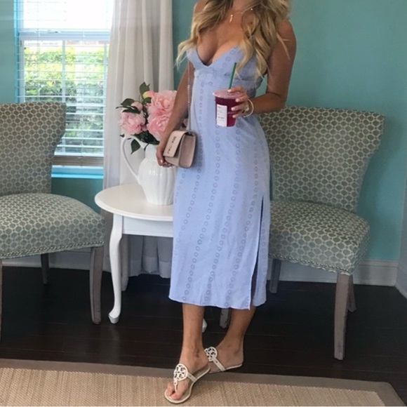 Lavender midi dress - Picture 1 of 3